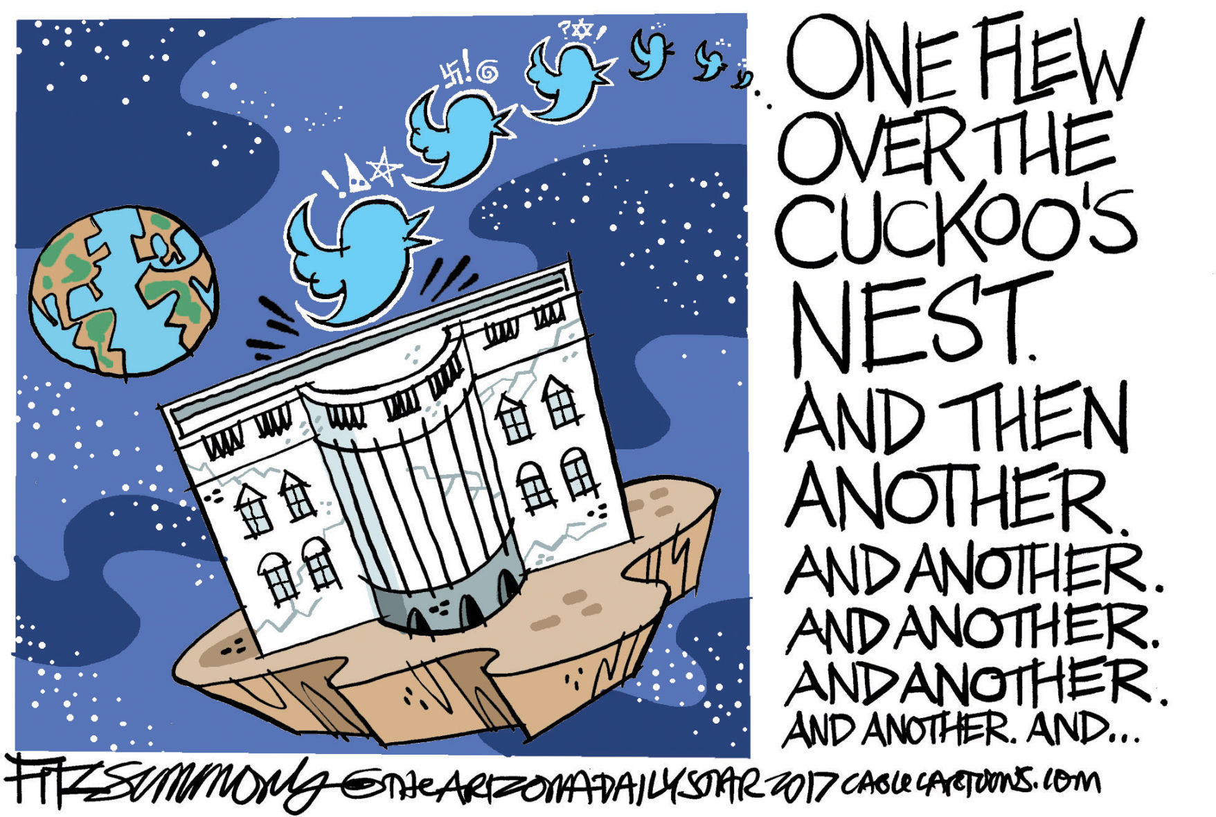 Daily Fitz Cartoon: Tweet
